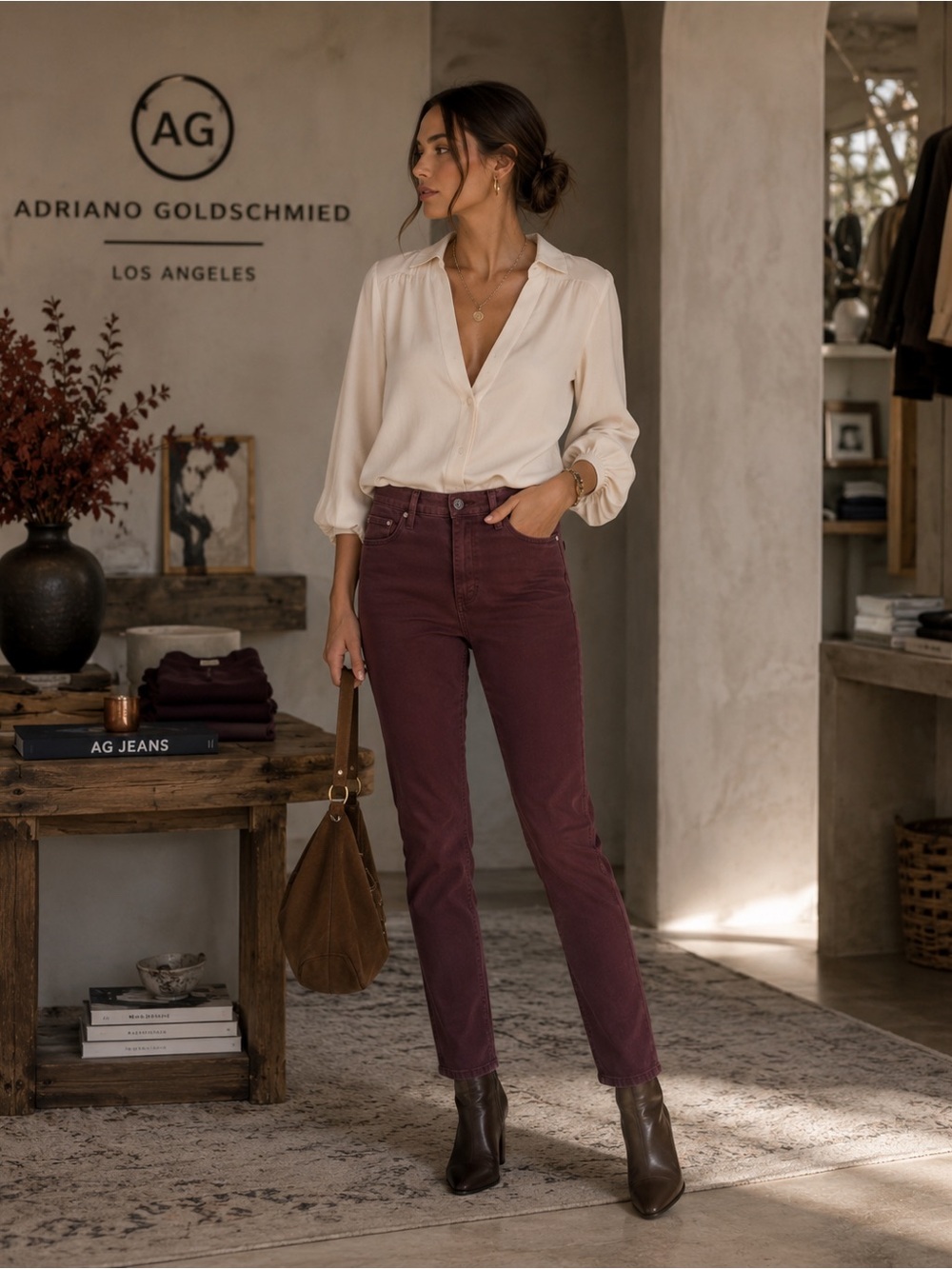 AG ADRIANO GOLDSCHMIED The Stevie Ankle SLIM STRAIGHT LEG Pants Size 28R